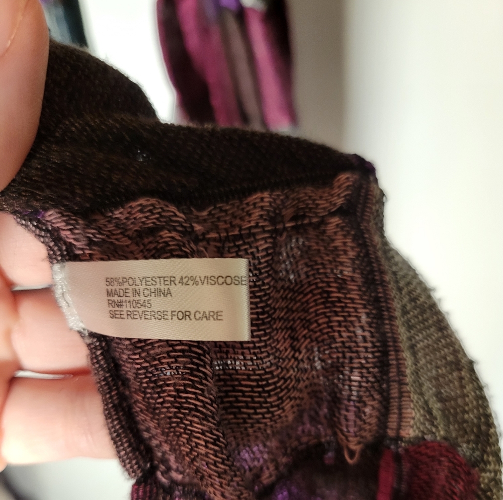 Multicolor Patchwork Scarf - Picture 5 of 5